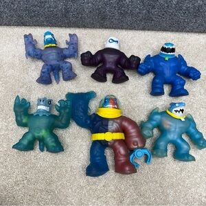 Heroes of Goo Jit Zu Lot moose Action Figures toy Mixed Lot x6